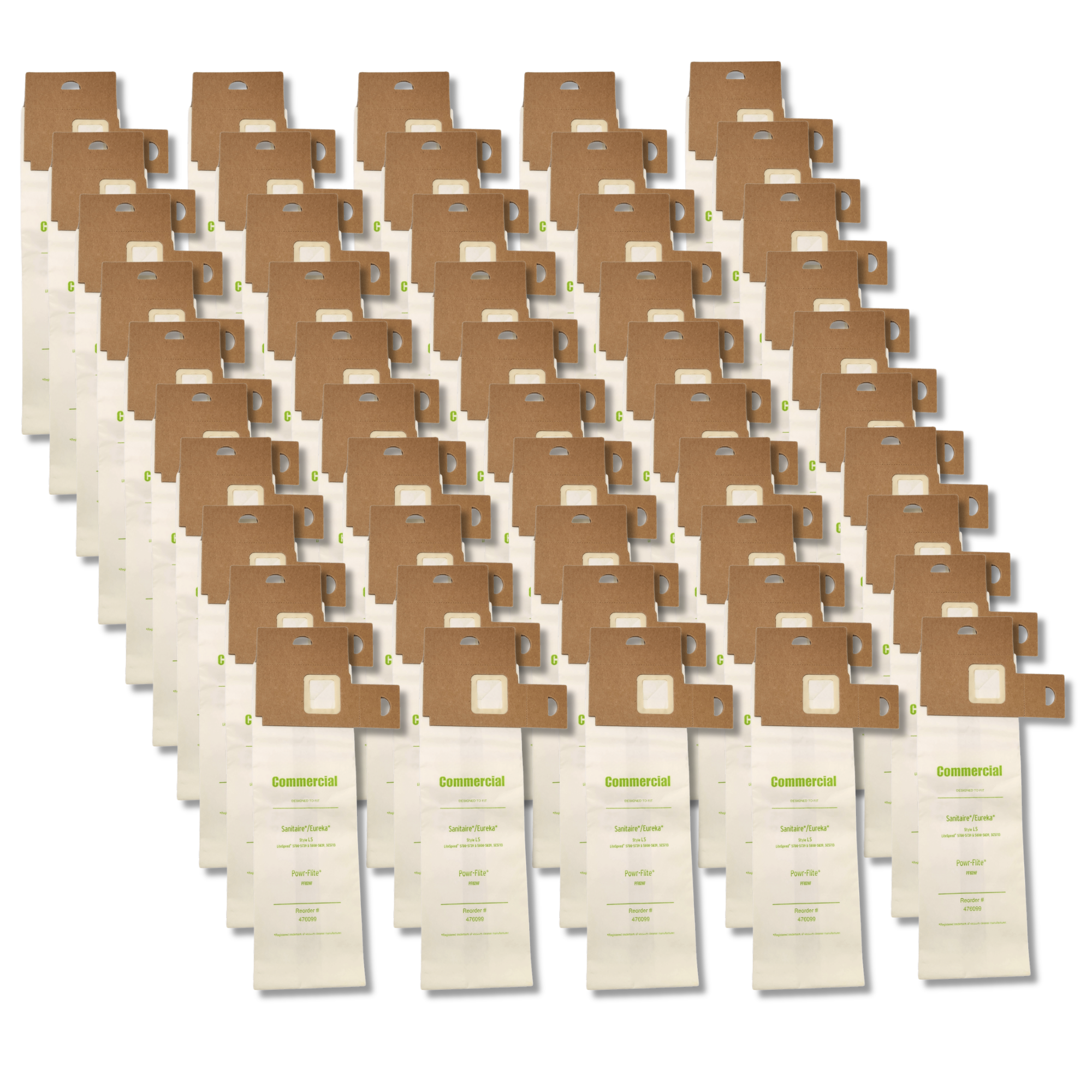 The Better Bundle 50-Pack Type LS Vacuum Bags Compatible with Eureka Sanitaire LS - VacBagsUSA